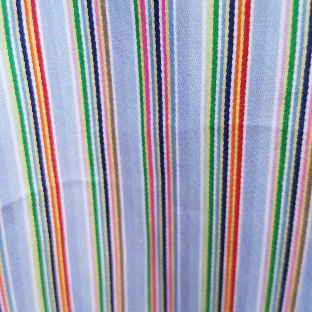 Luxury Men's Bugatchi  Striped Button Down Dress Shirt Size XXL - Picture 4 of 11